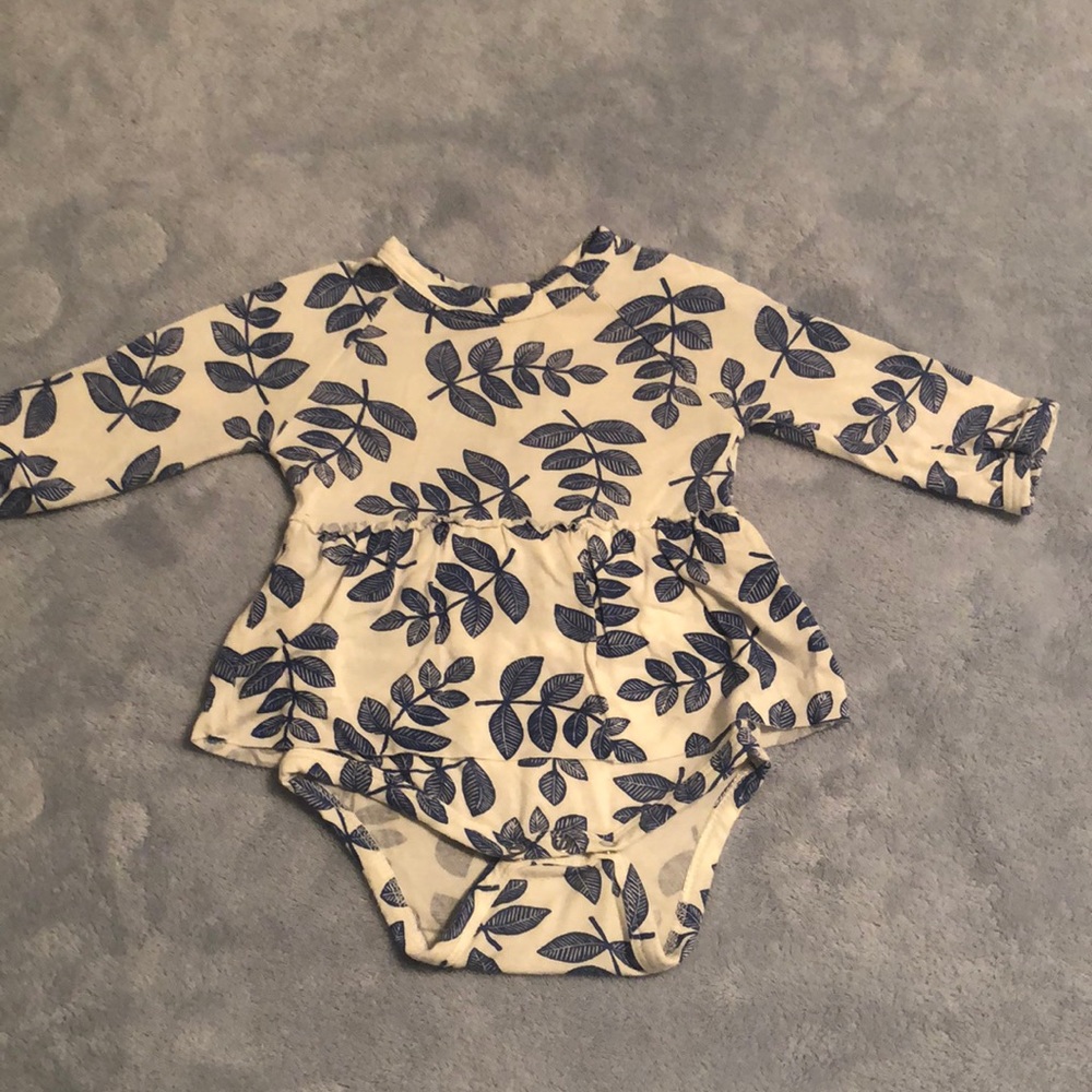 Spearmint Love skirted long sleeve bodysuit